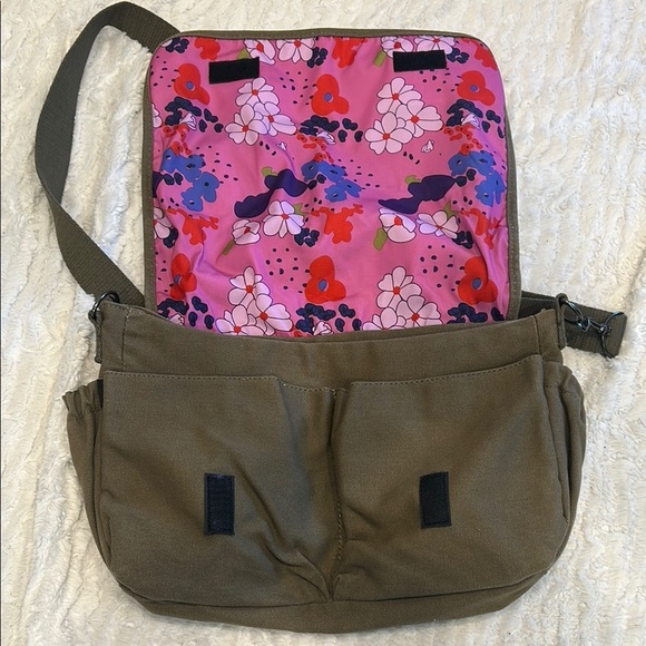 Kaylee Firefly ThinkGeek Army Green Canvas Messenger Bag Purse Tote Cosplay - Picture 4 of 7